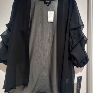 Sheer black jacket